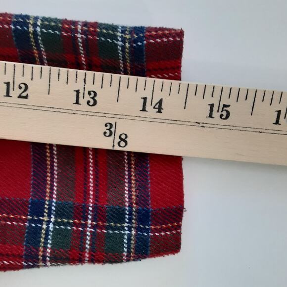 Pottery Barn Kids Tartan Plaid Flannel Nightgown Red Girls 4 - Picture 8 of 8